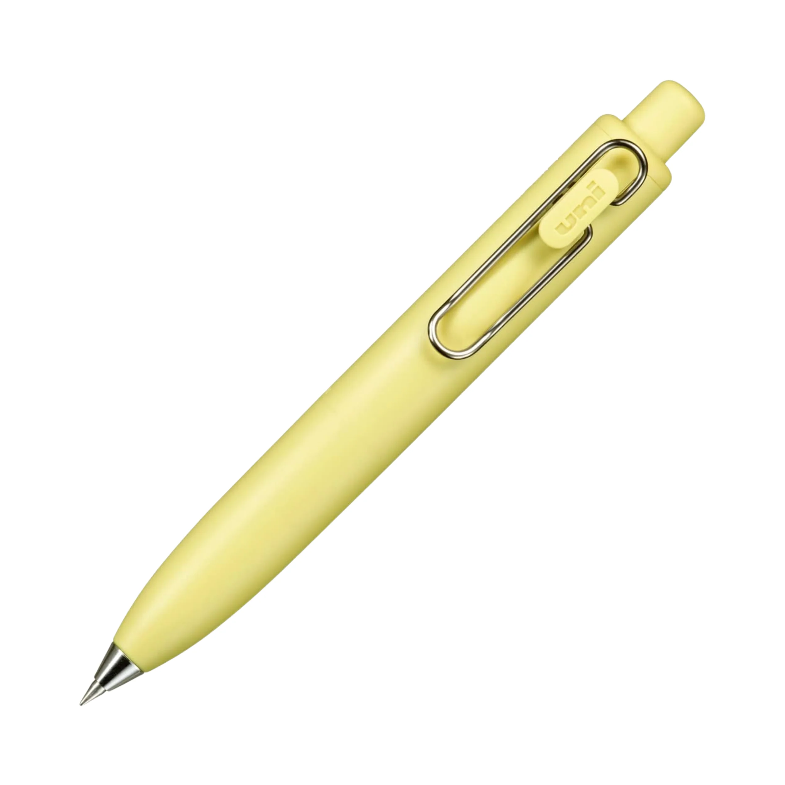 uni-ball one P Black Ink Gel Pen 0.5mm - Banana