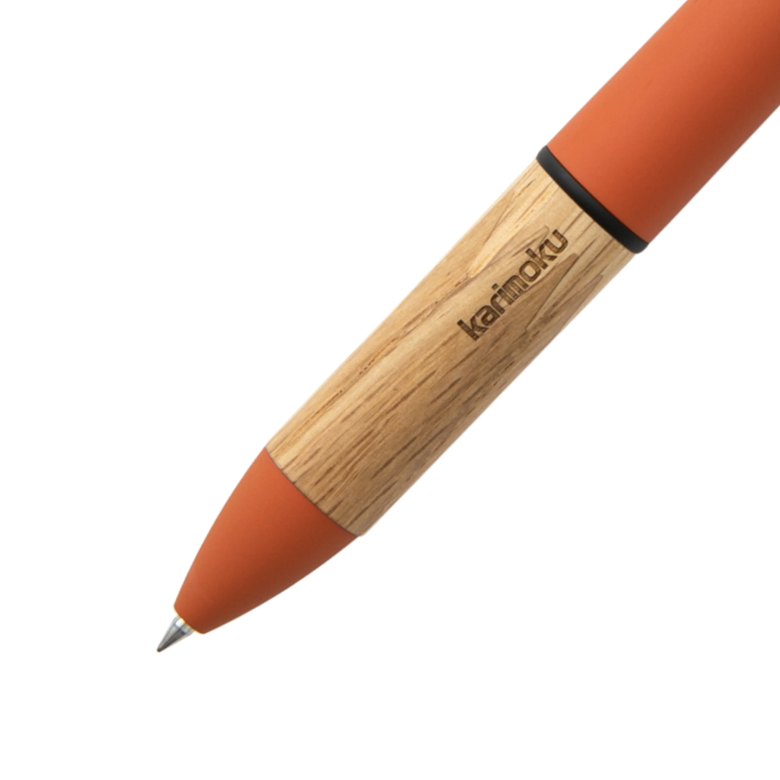 Uni Jetstream x Karimoku 4&1 - Sunset Orange / Walnut - Image 3