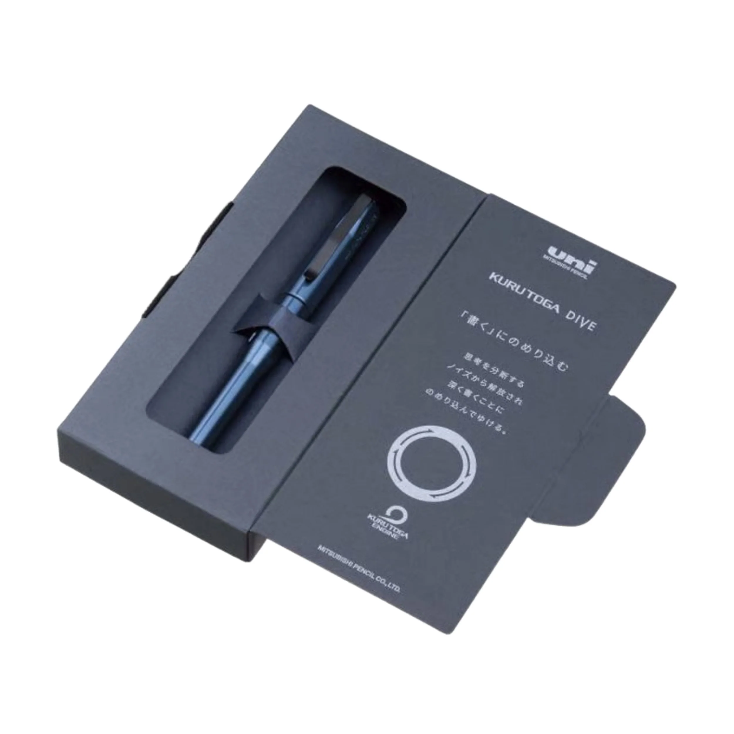 Uni Kuru Toga Dive Mechanical Pencil 0.5 - Abyss Blue - Image 2