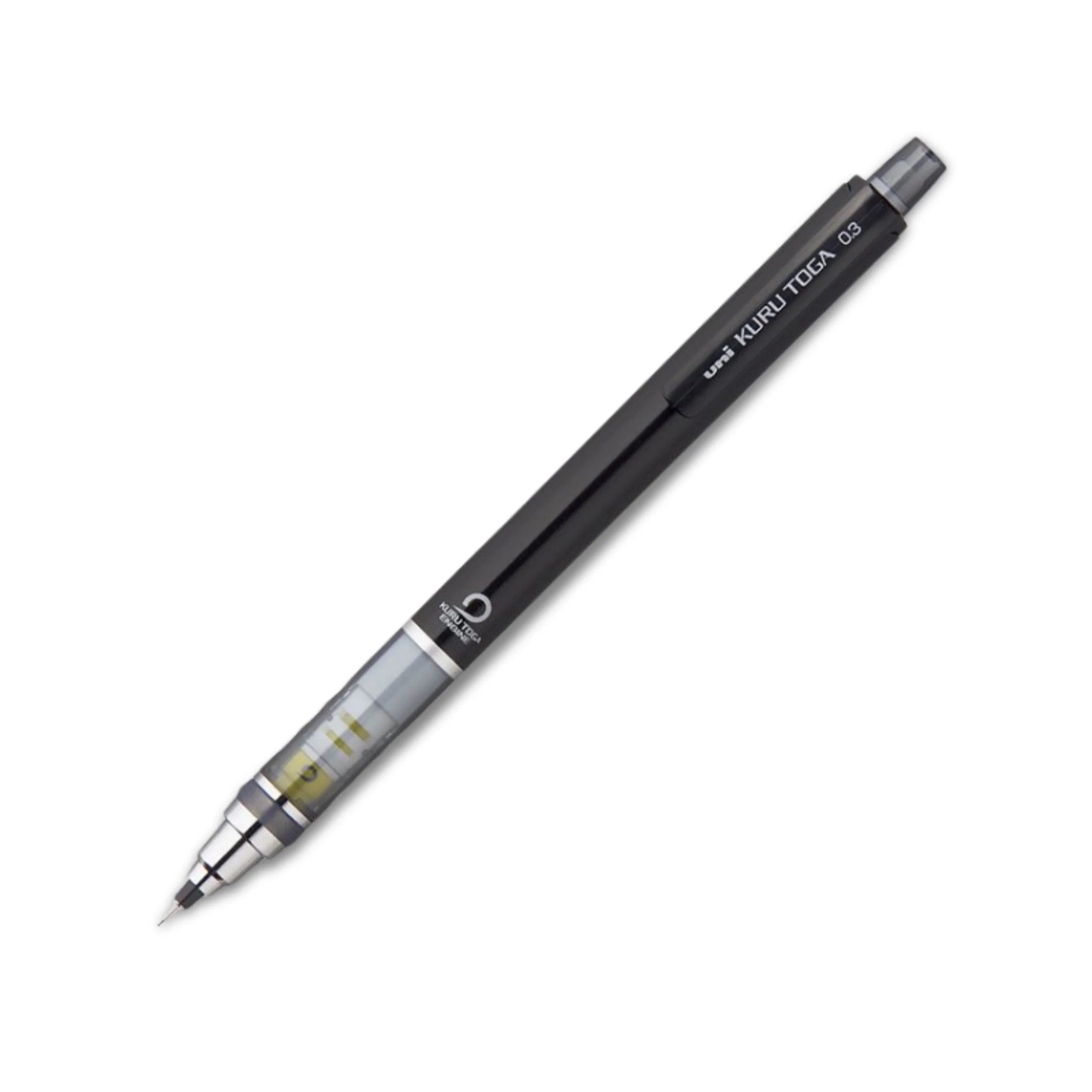 Uni Kuru Toga Standard Model Mechanical Pencil 0.3 - Black