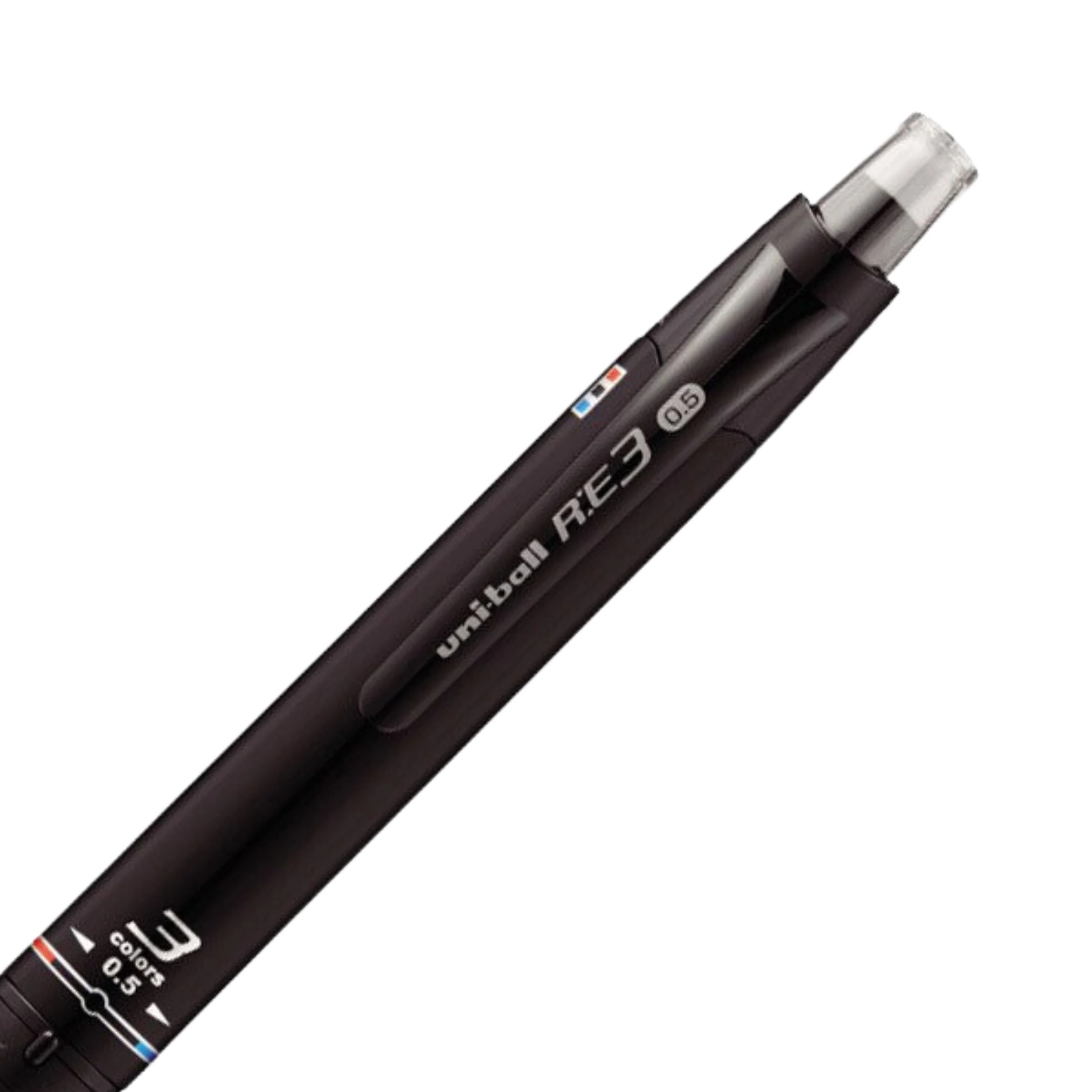 Uni R:E3 - Erasable 3 colors Gel Pen 0.5mm - Black - Image 4