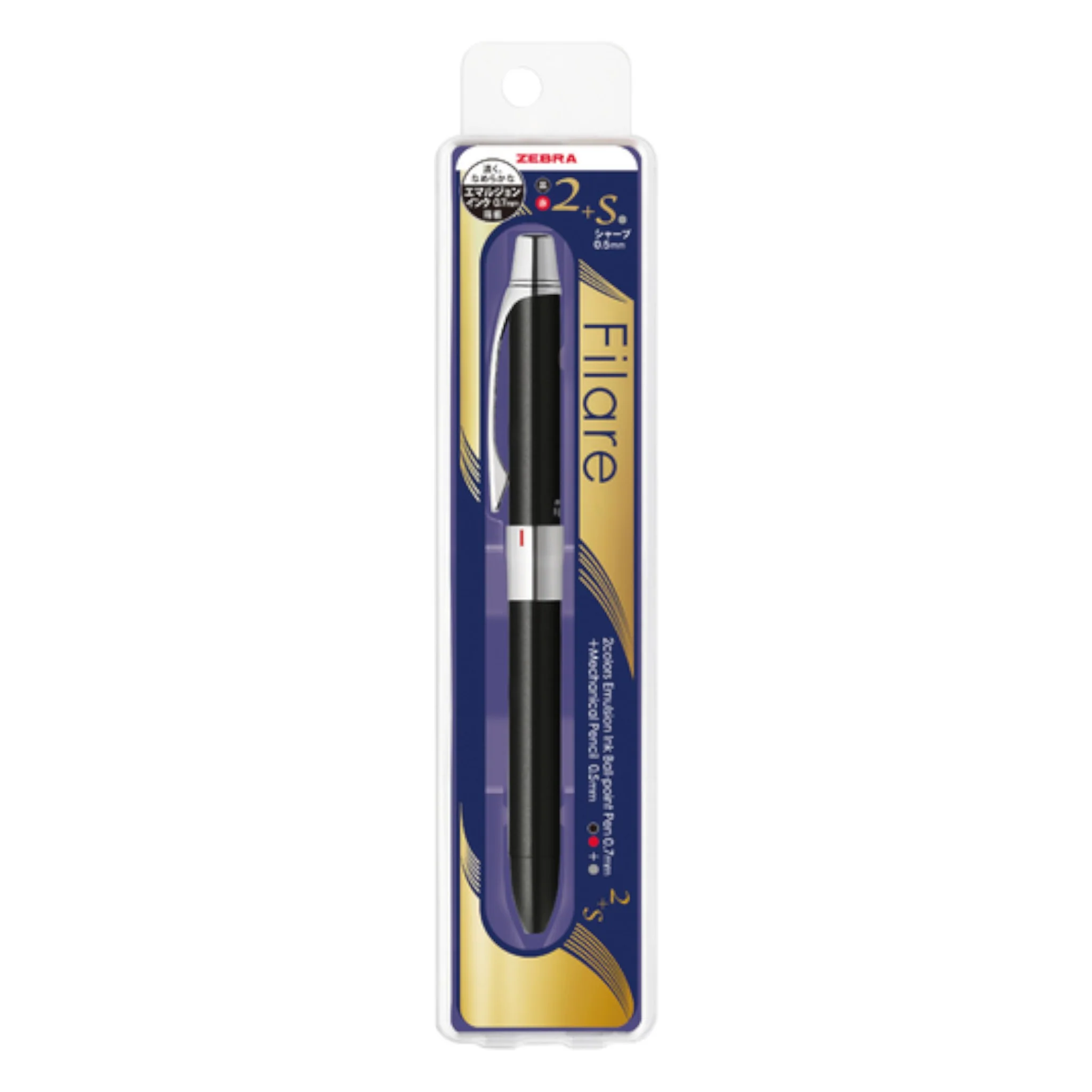 Zebra Filare 2+S Multi Pen 0.7 - Black - Image 2