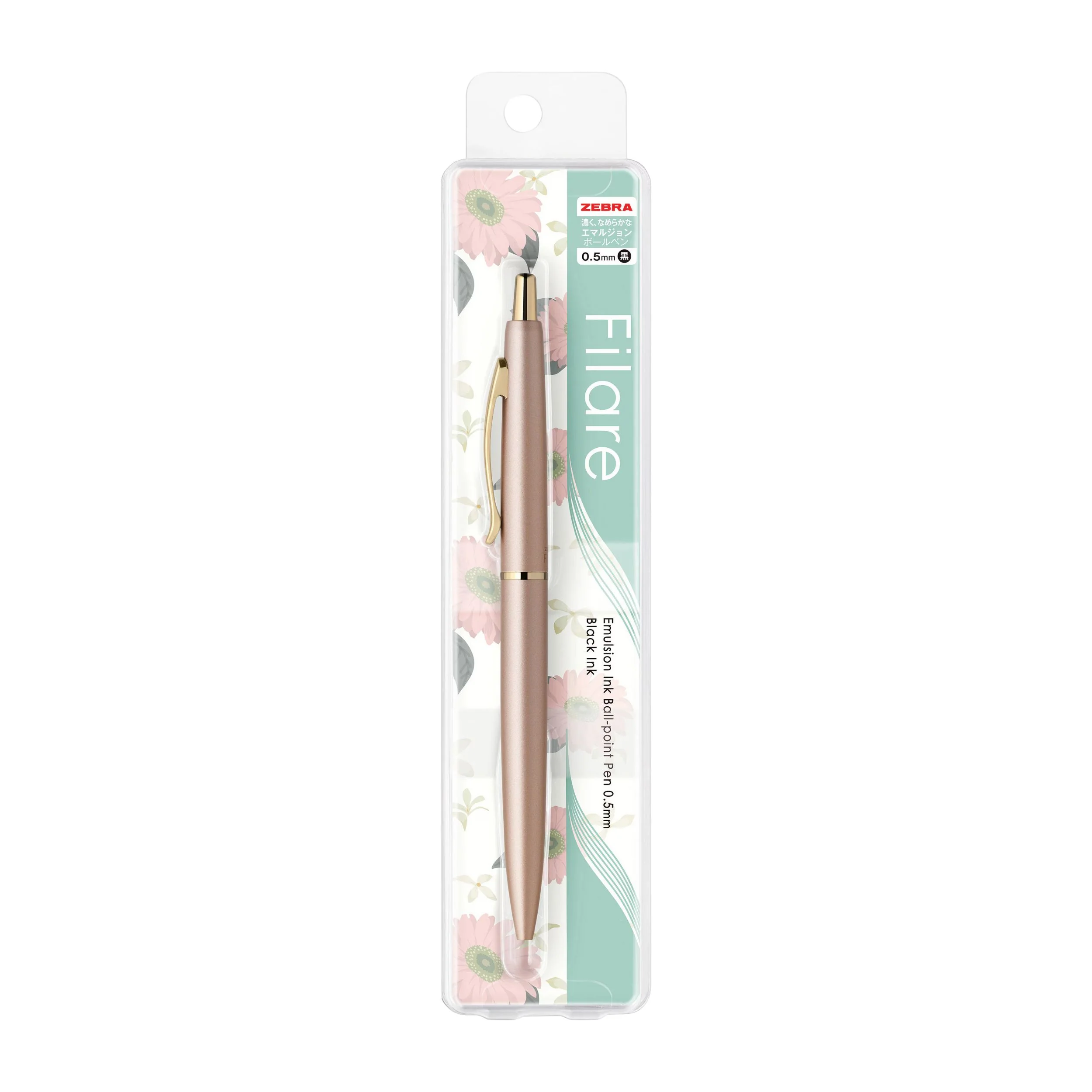 Zebra Filare ef Emulsion Ballpoint Pen 0.5 - Beige - Image 2