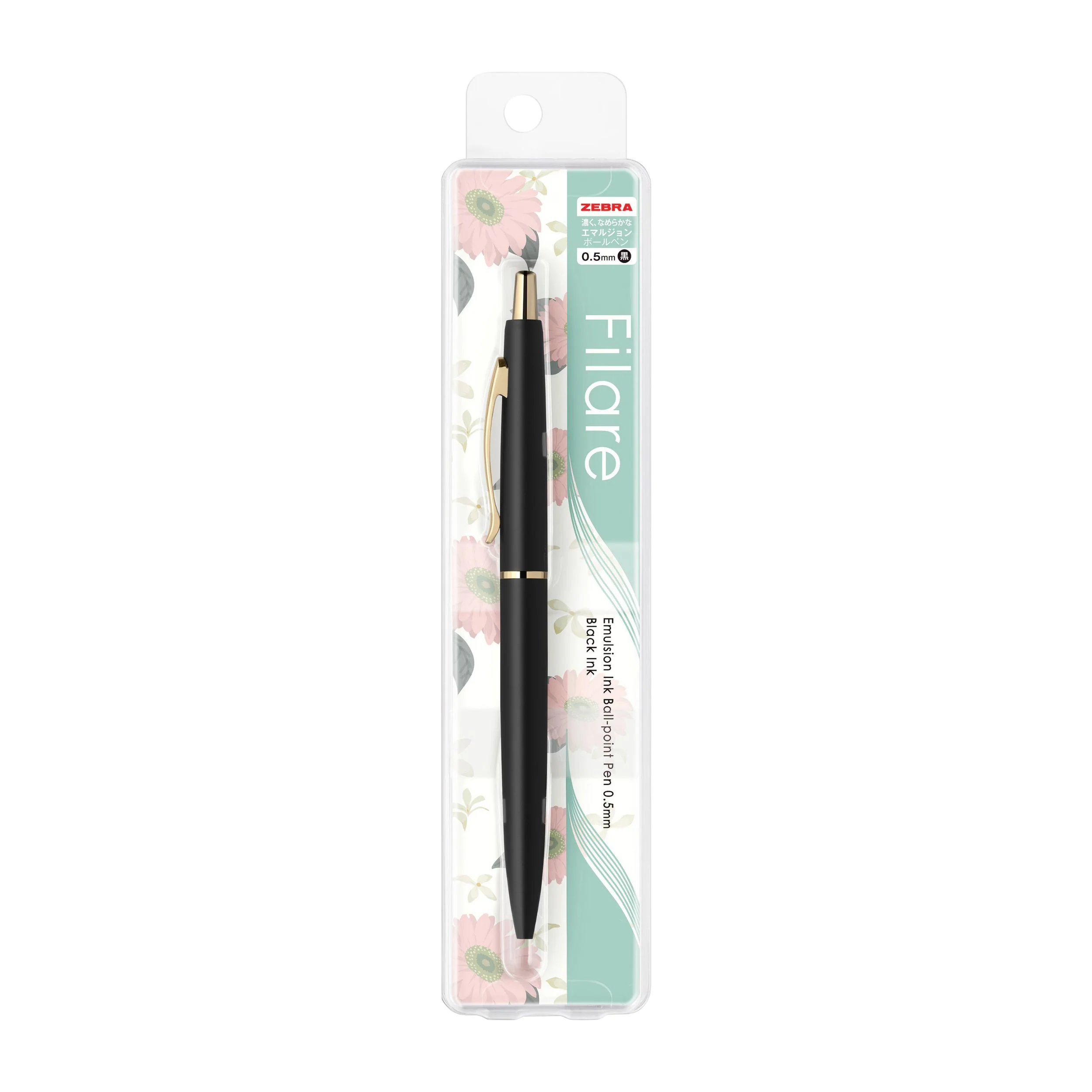 Zebra Filare ef Emulsion Ballpoint Pen 0.5 - Black - Image 2