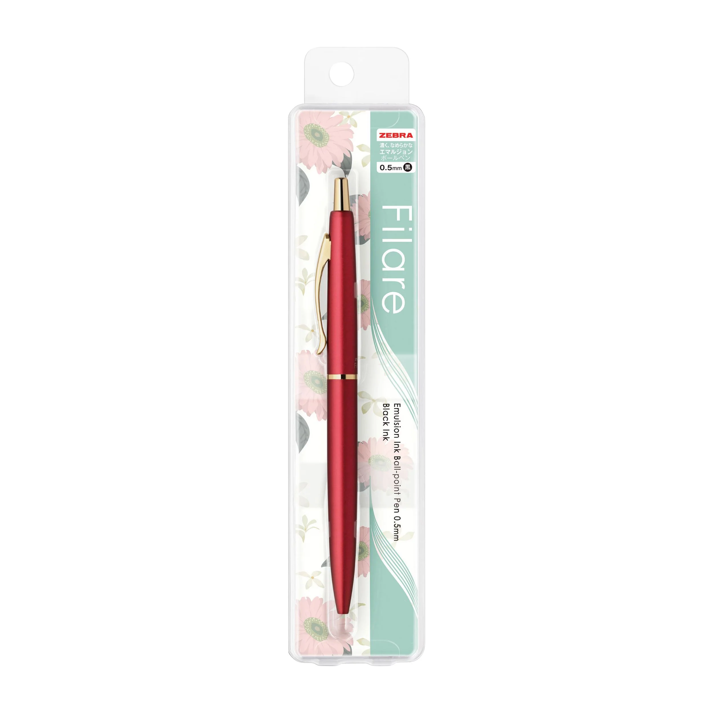 Zebra Filare ef Emulsion Ballpoint Pen 0.5 - Wine - Image 2