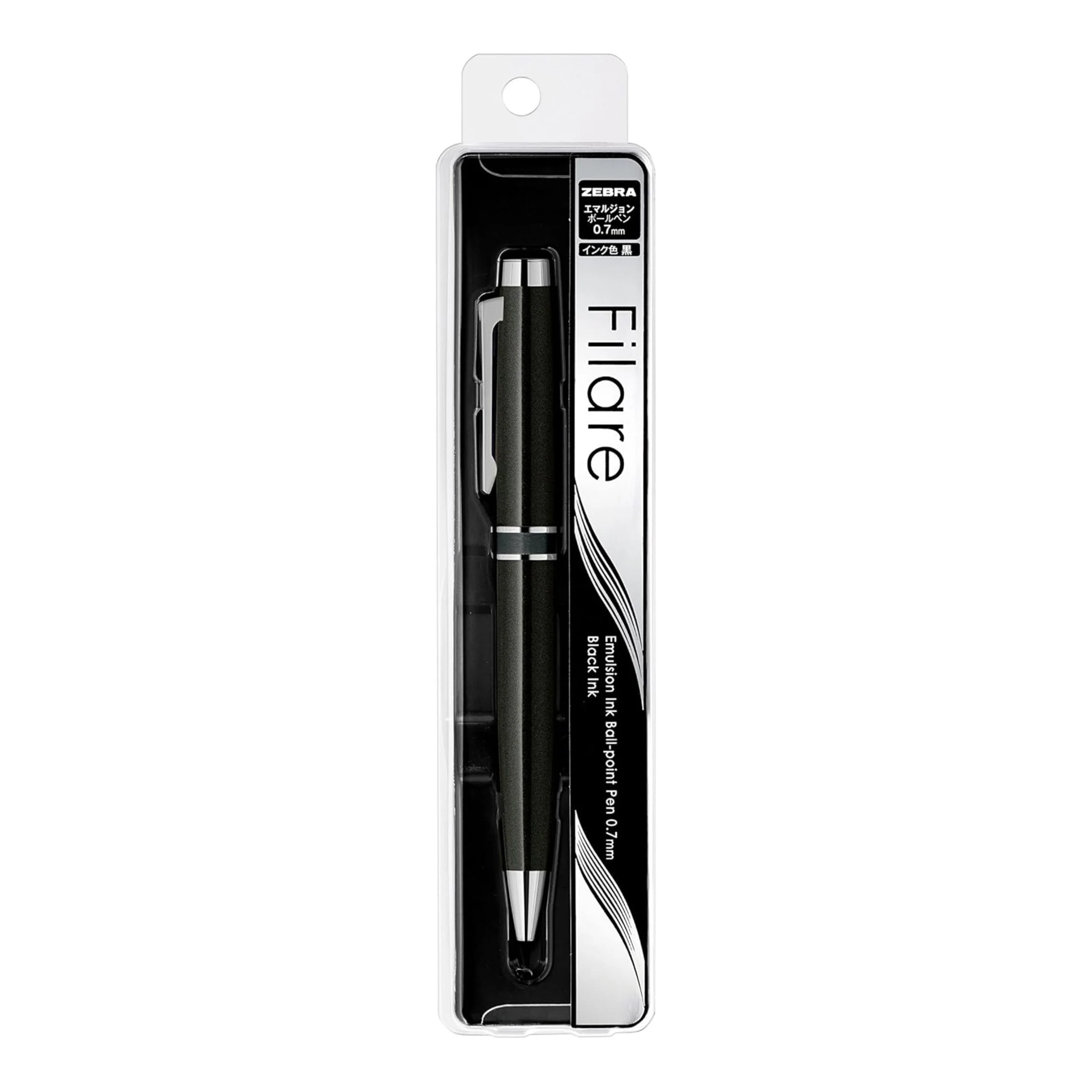 Zebra Filare Twist Ballpoint Pen 0.7 - Black - Image 2