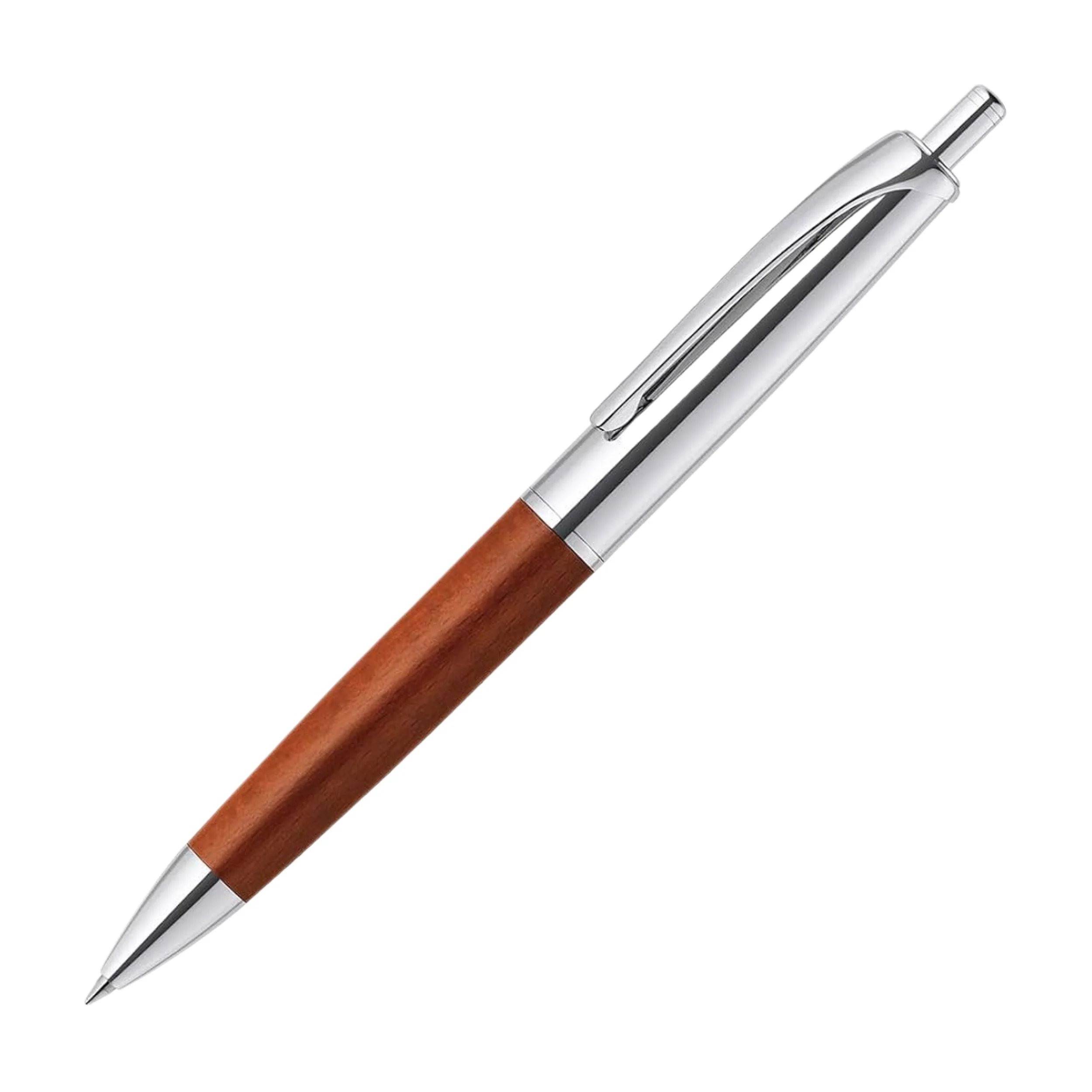 Zebra Filare Wood Ballpoint Pen - Wood Silver