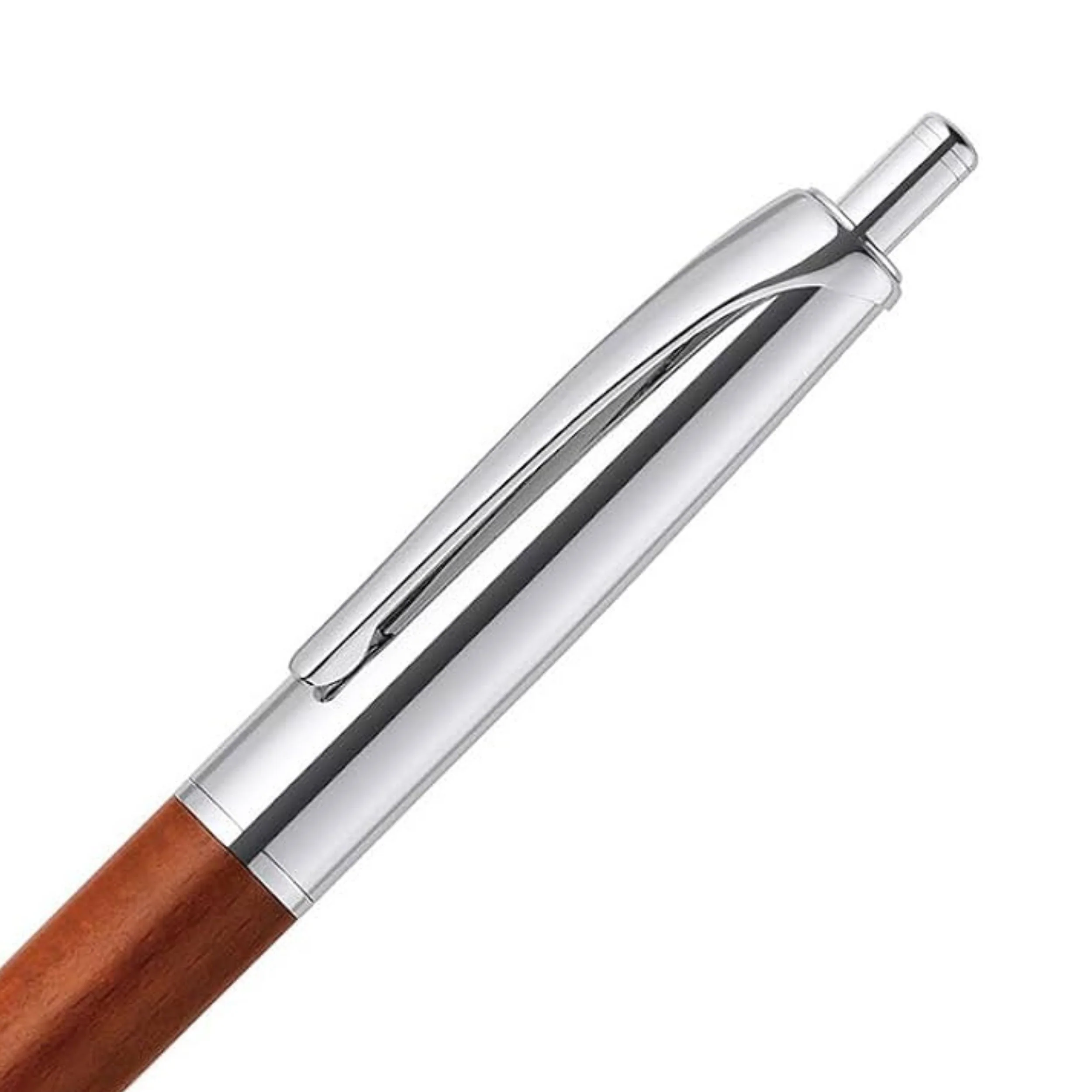 Zebra Filare Wood Ballpoint Pen - Wood Silver - Image 4