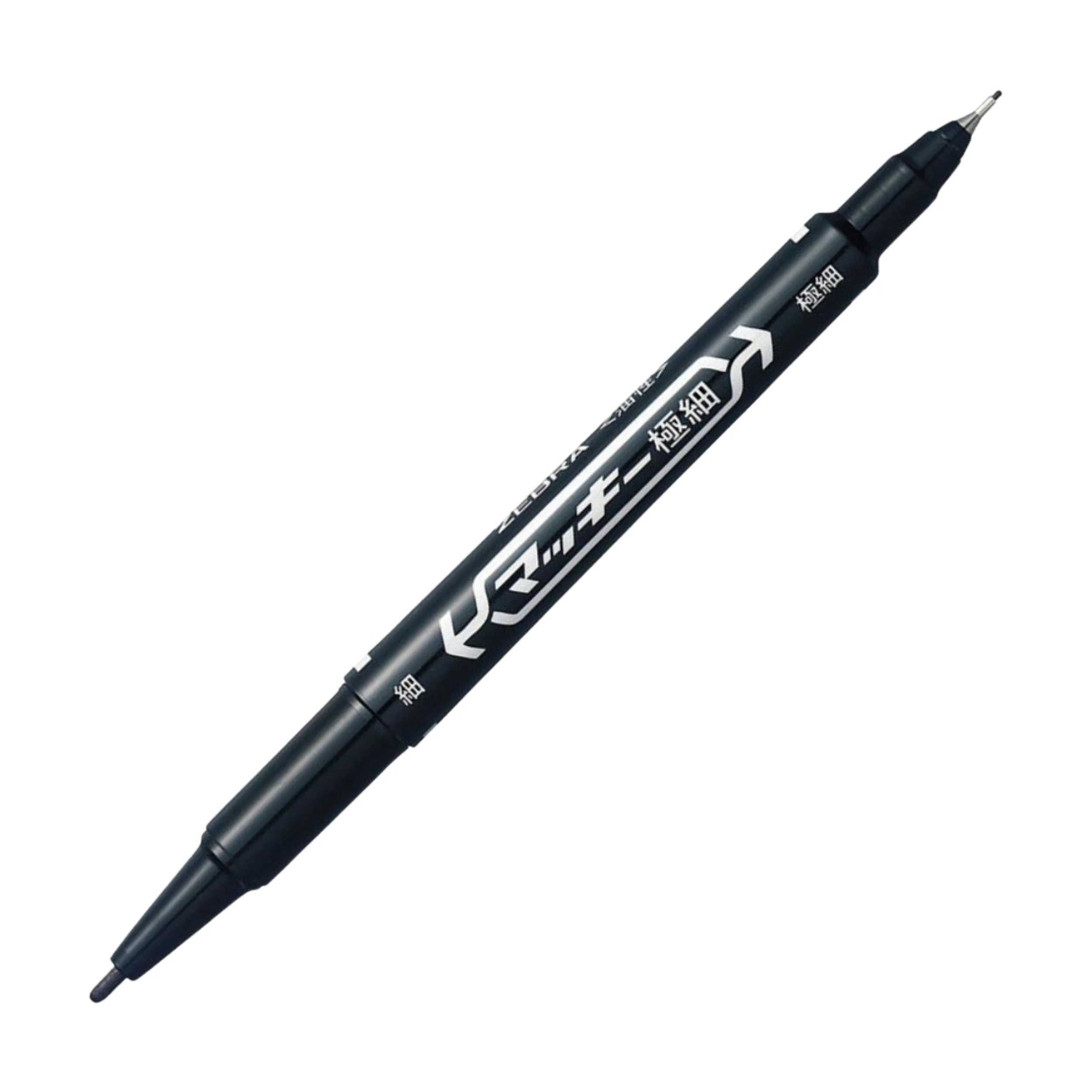 Zebra Mackee Extra-Fine Permanent Markers - Black 10-Pack - Image 2