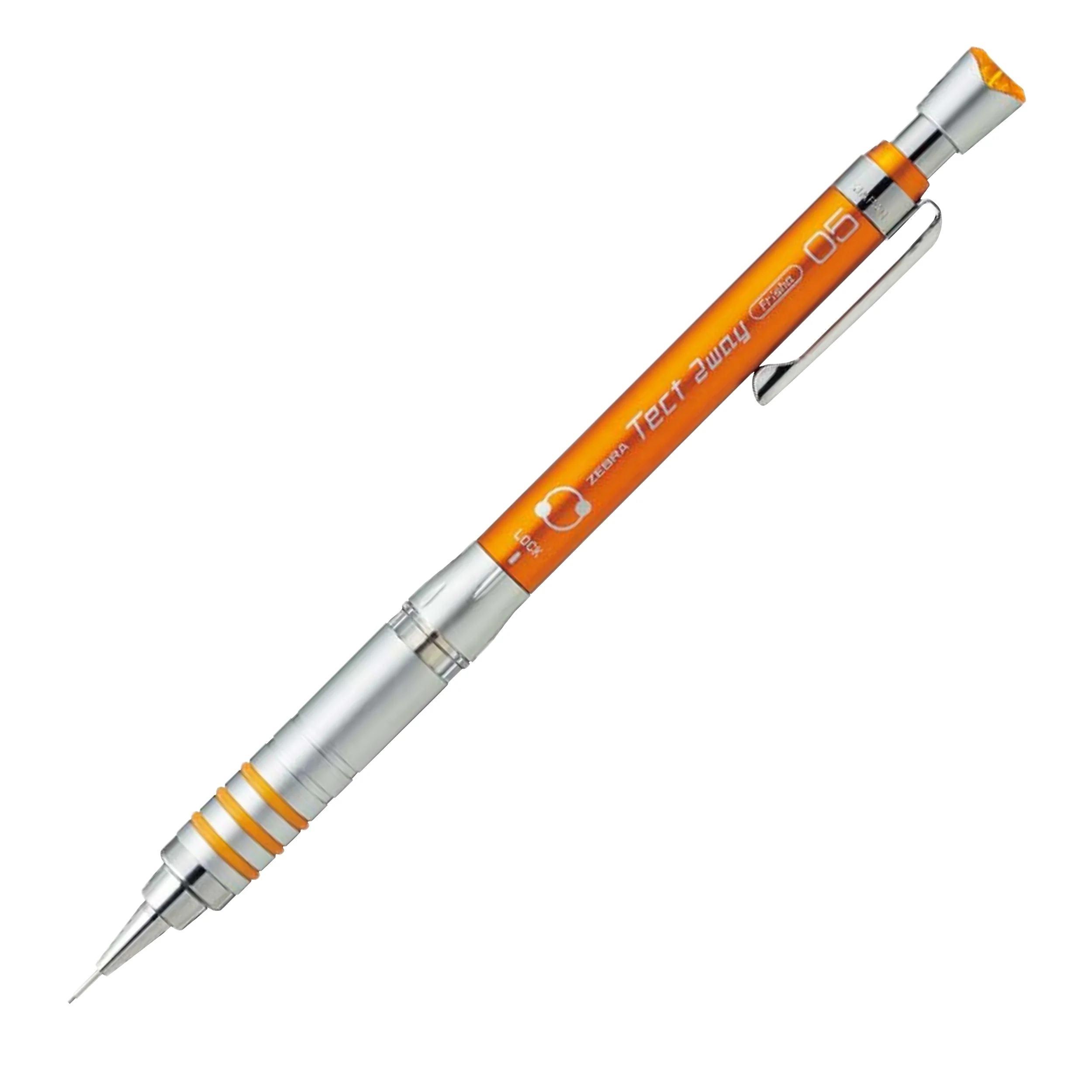 Zebra Tect 2-Way Mechanical Pencil 0.5 - Orange