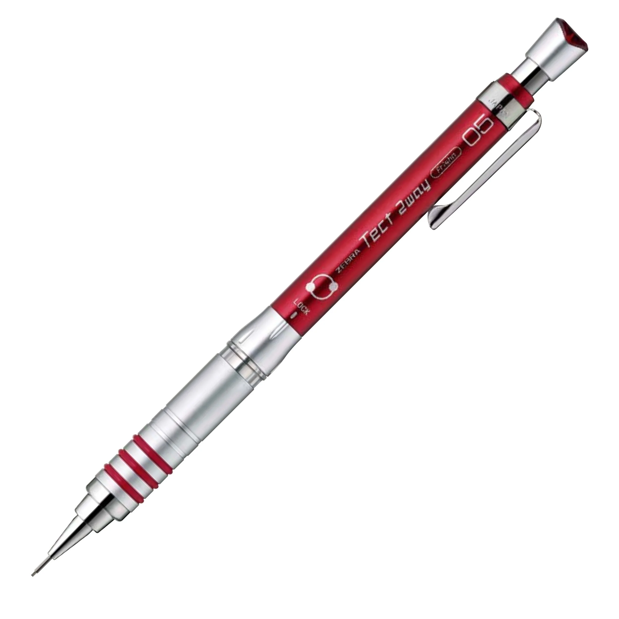 Zebra Tect 2-Way Mechanical Pencil 0.5 - Red