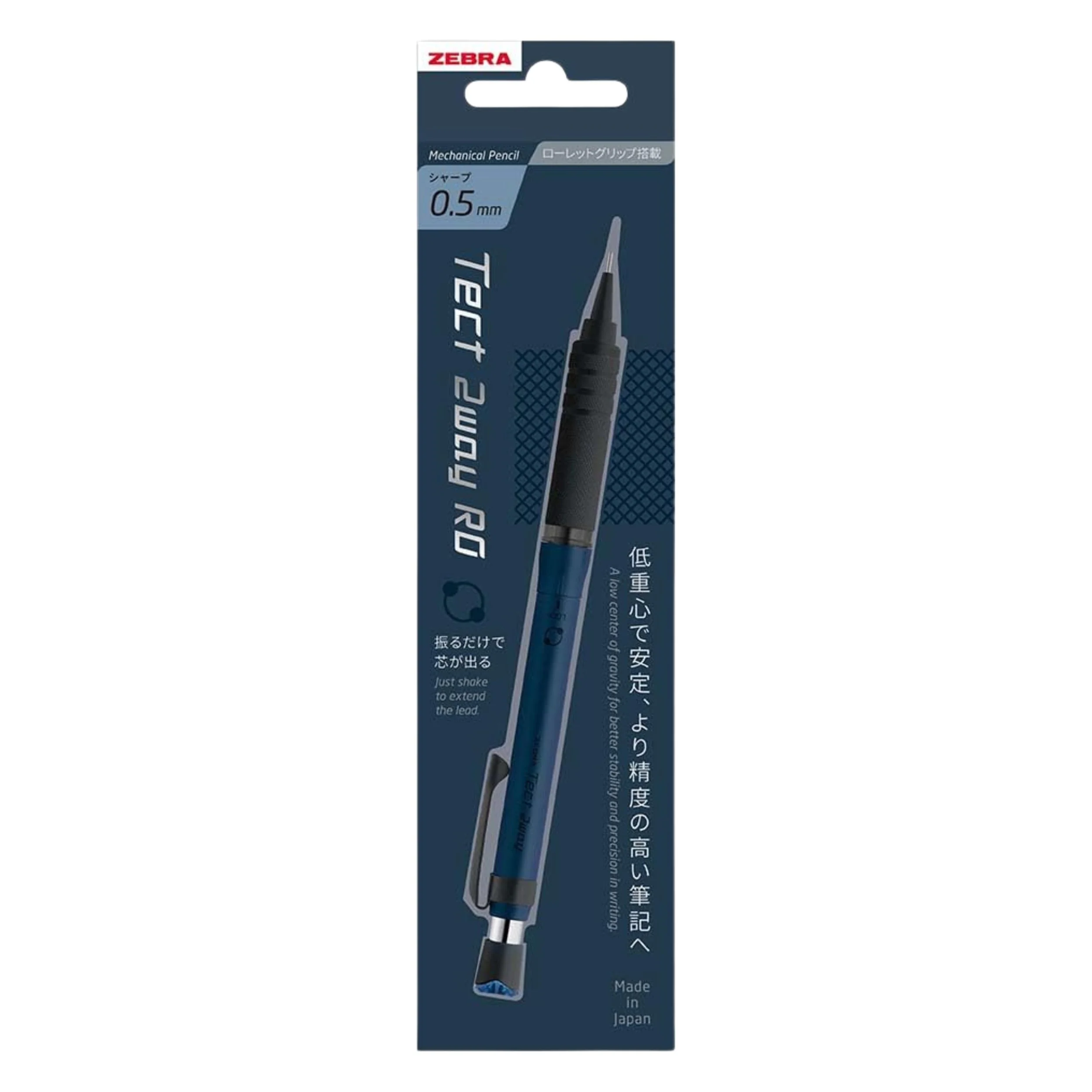 Zebra Tect 2-Way RO Mechanical Pencil 0.5 - Navy Black - Image 2