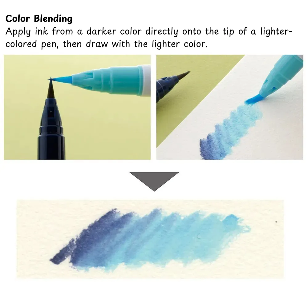 ZIG Real Brush - Light Pink (No. 026) - Image 7