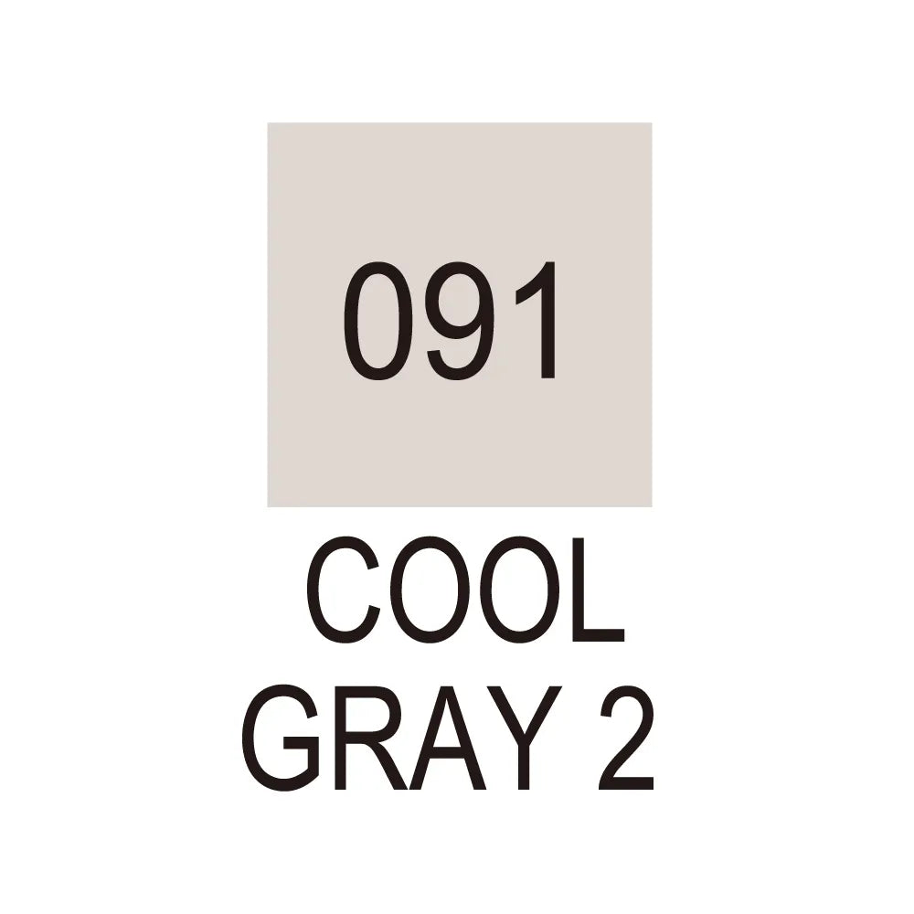 ZIG Real Brush - Light Gray (No. 091) - Image 3